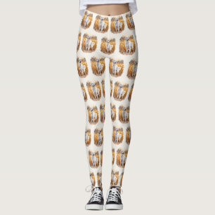 Legging Cachorro Retriever Golden Branco