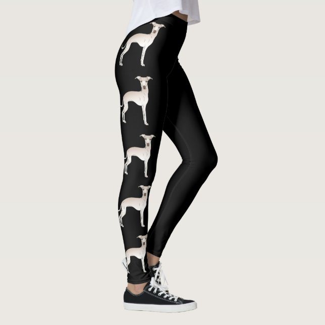 Legging Cachorros de desenho animado fofos Italian Greyhou (Direita)