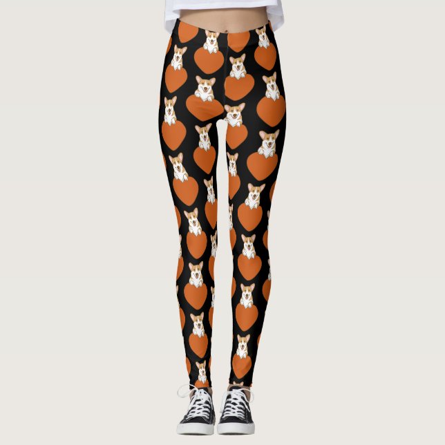 Legging Cachorrozinho Corgi Fofo (Frente)