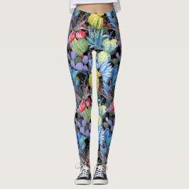 Legging Cactus e Succults Vibram a Aquarela Sudoeste