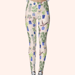 Legging Cactus Succult Blush Pink