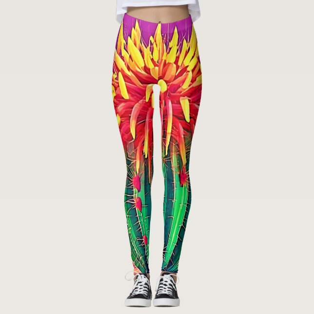 Legging Cactus Vibrante (Frente)