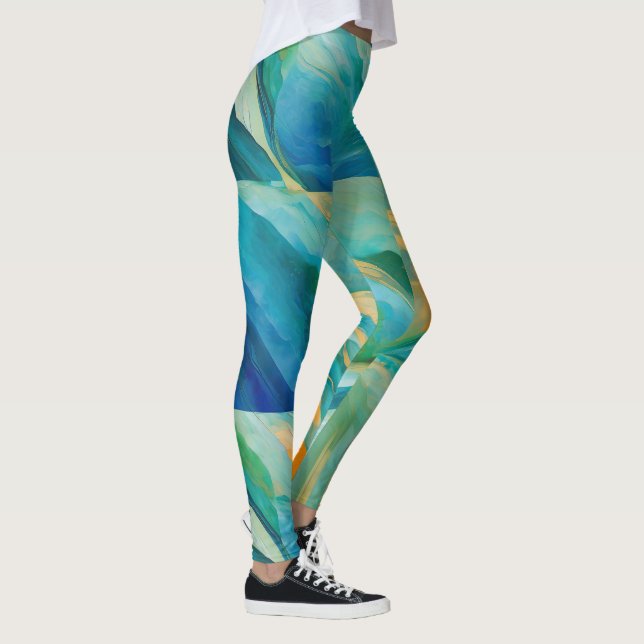 Legging "Cádis" Um Efeito Colorido (Direita)