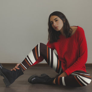 Legging Café Clássico Castanho