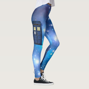 Legging Caixa de Chamada Pública da Polícia Azul - Viagem