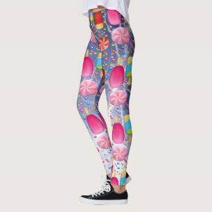 LEGGING CAIXA DE CHUMBO DE PADRÃO DOCE