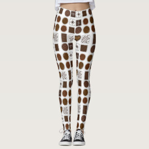 Legging Caixa de Dias de os namorados de Chocolates
