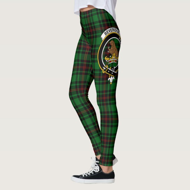 Legging Calaça Feminina Xadrez Crest Clan Scotstee Beverid (Esquerda)
