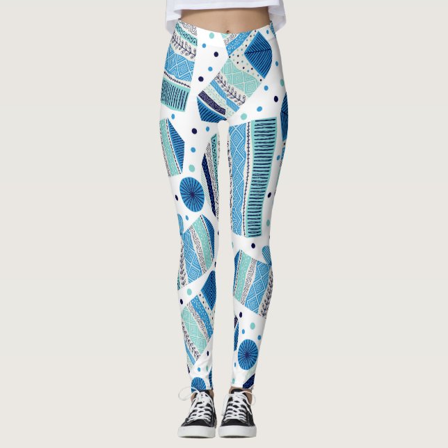 Legging Calçado: Padrão Invisível e Perfeito de Olho. (Frente)