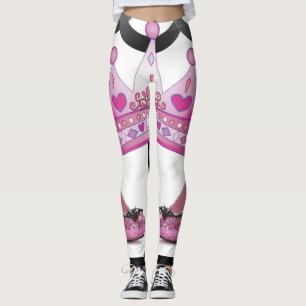 Legging calçados cor-de-rosa