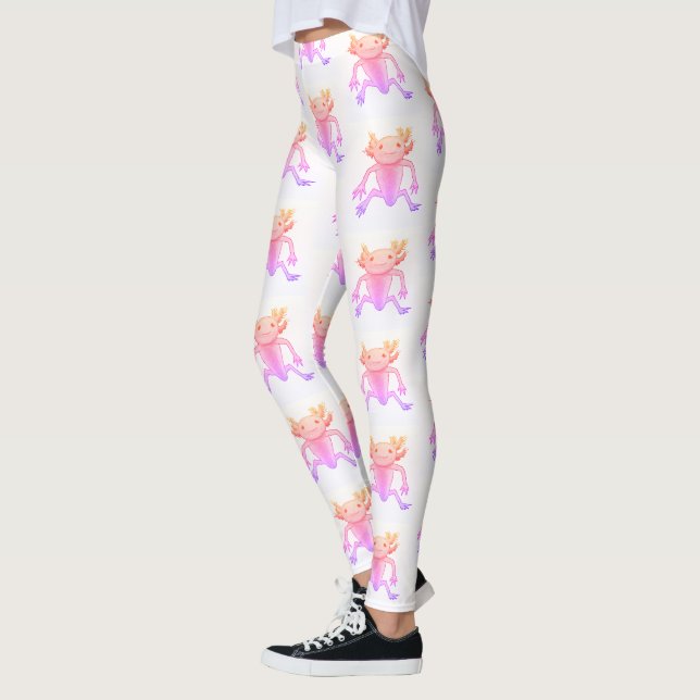 Legging Calças AXOLOTL cor-de-rosa (Esquerda)