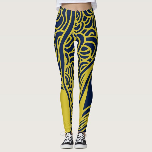 Legging Calças da ioga (Frente)