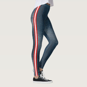 Legging Calças de ganga