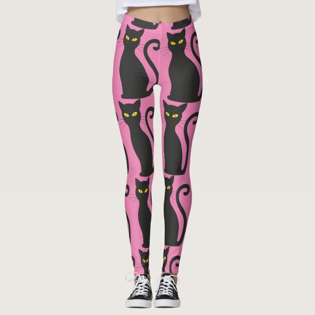LEGGING CALÇAS DE GORDURA PRETA (Frente)