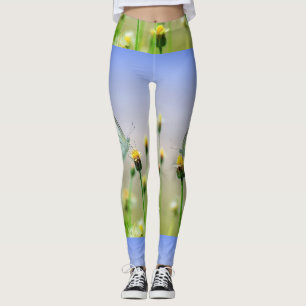 Legging Calças de ioga de borboleta primavera