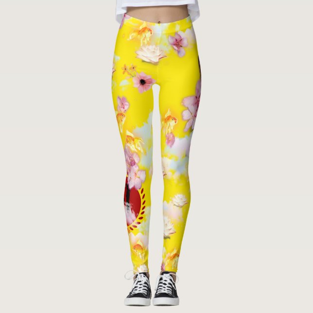 Legging Calças de Yoga Rex (Frente)