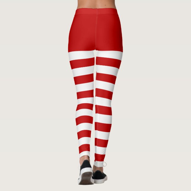 Legging Calças justas de Candycane (Verso)