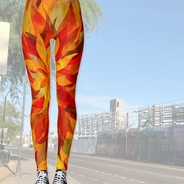 Legging Calças Phoenix Flames (Criador carregado)