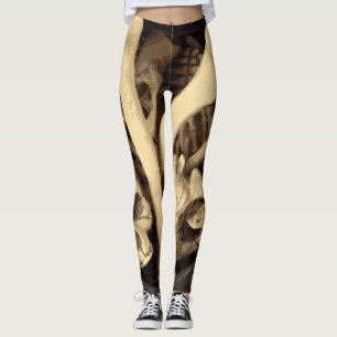 Legging Caldrão de ossos.