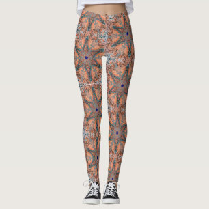 Legging Caleidoscópio aqua-coral01