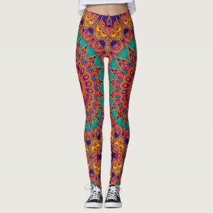 Legging Caleidoscópio Fractal - tatuagem II + as suas idei