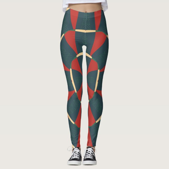 Legging Caleidoscópio mandálico (Frente)