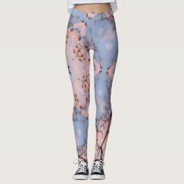 Legging Caleidoscópio Manhã Azul e Rosa Gelado