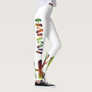Legging Caligrafia da rotulação de Hawai'i - Aloha Hava