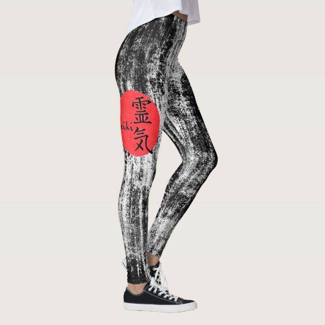 Legging Caligrafia Reiki e Palavra 1 (Direita)