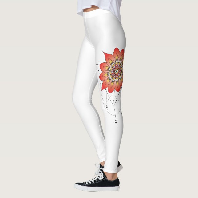 Legging Calma - as calças da ioga do zen (Esquerda)