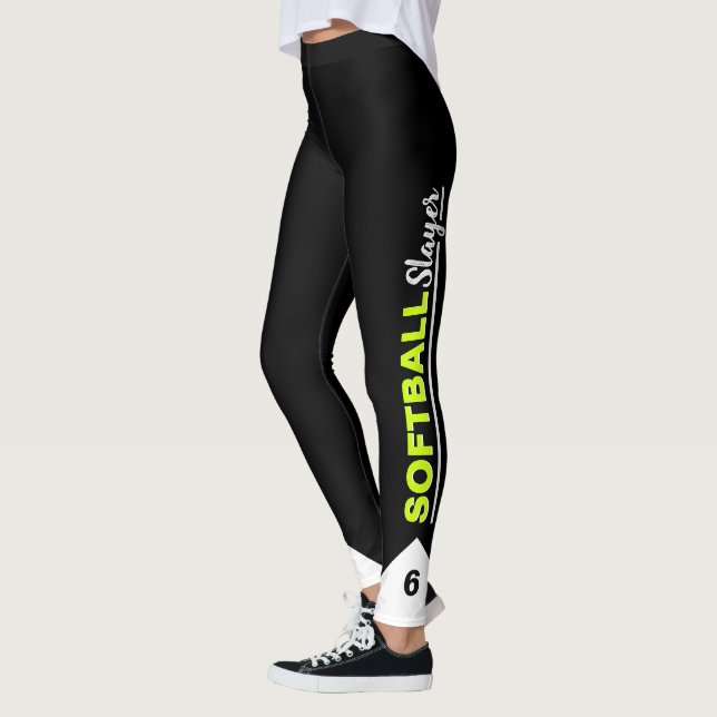 Legging Camada Softball Personalizada (Esquerda)
