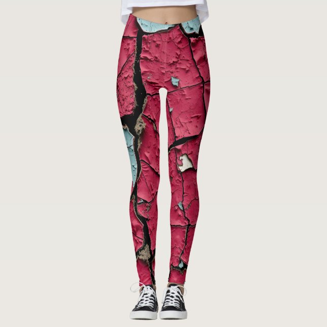 Legging Camadas de Pintura de Descolagem (Frente)