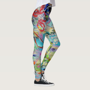 Legging Camadas Quentes pela Sangria da Arte de Lydia