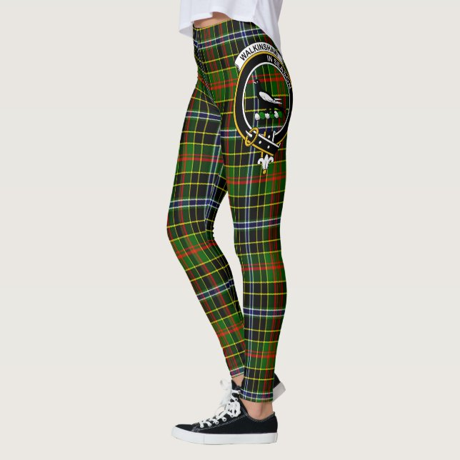 Legging Caminhada do Clã Scotstee Crest Walkinshaw Tartan  (Esquerda)