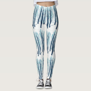 Legging Caminhando pela Floresta de Neve