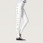 Legging Caminho de despertar<br><div class="desc">Despertando,  simples caligrafia,  texto preto e amarelo. O estilo,  o tamanho e a cor da fonte podem ser alterados,  se preferido,  clicando no link personalizar depois de personalizar.</div>