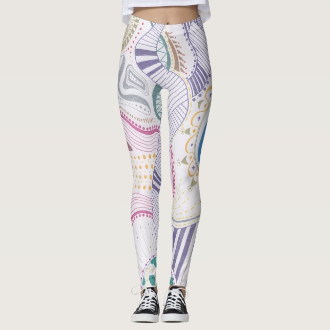Legging Caminho Para A Eternidade - Leggings. MaryQueen Or (Frente)