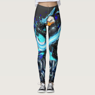 Legging Camiseta Duck Knight 3D Cyber Duck Warrior