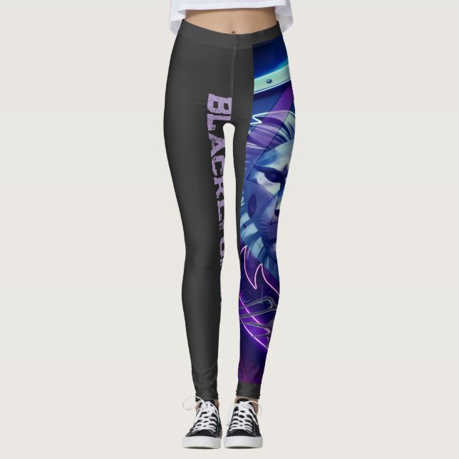 Legging Camiseta preta Royal Lyon 53 (Frente)