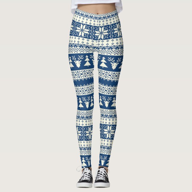 Legging Camisola do Natal de Delft (Frente)