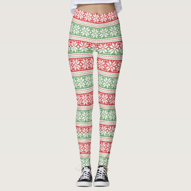 Legging Camisola feia do Natal (Frente)