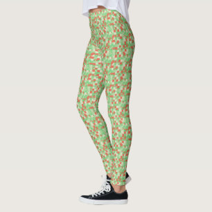 Legging Camo amarelo alaranjado verde e muito claro