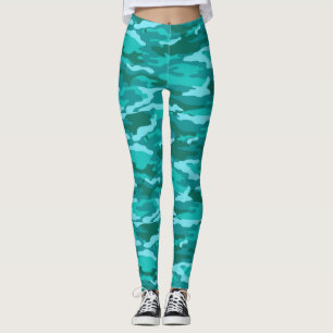 Legging Camo Blue Shades