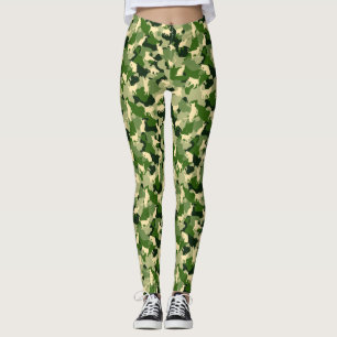 Legging Camo Cats Verde