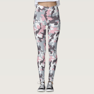 Legging Camo desportivo cor-de-rosa - Legenda