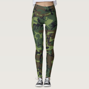 Legging Camo do Woodland Personalizado