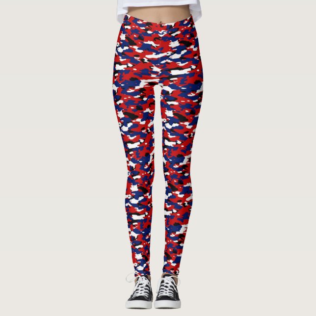 Legging Camo Patriótico (Frente)