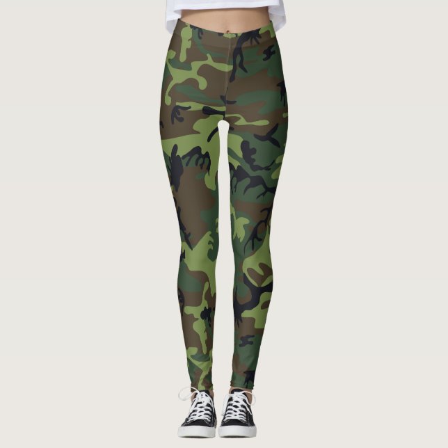 Legging Camouflage Green (Frente)