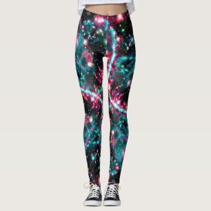 Legging Campo de estrela fosforescência por todas as leggi