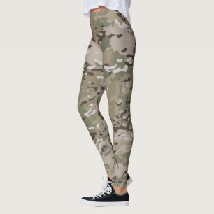 Legging Campos de Deserto Caça Cegos Cegos Cegos Camuflag